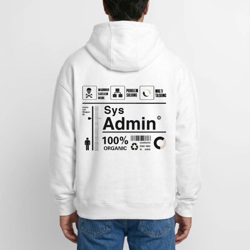 Sys Admin Problem Computer Nerd pc Platine cpu ner Oversized Heavyweight Unisex Zip Hoodie
