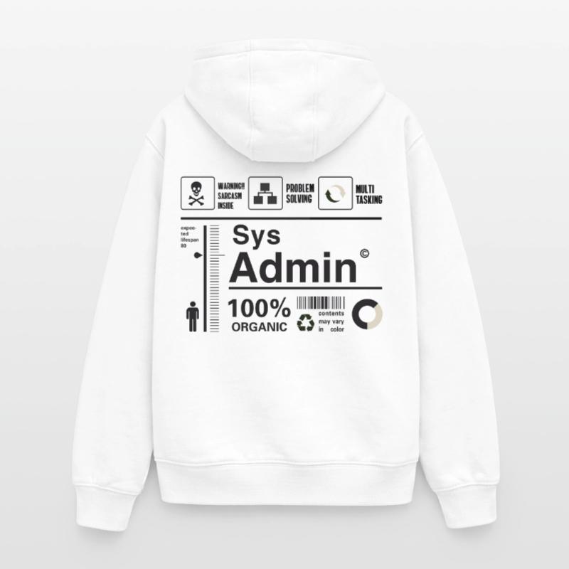 Sys Admin Problem Computer Nerd pc Platine cpu ner Oversized Heavyweight Unisex Zip Hoodie