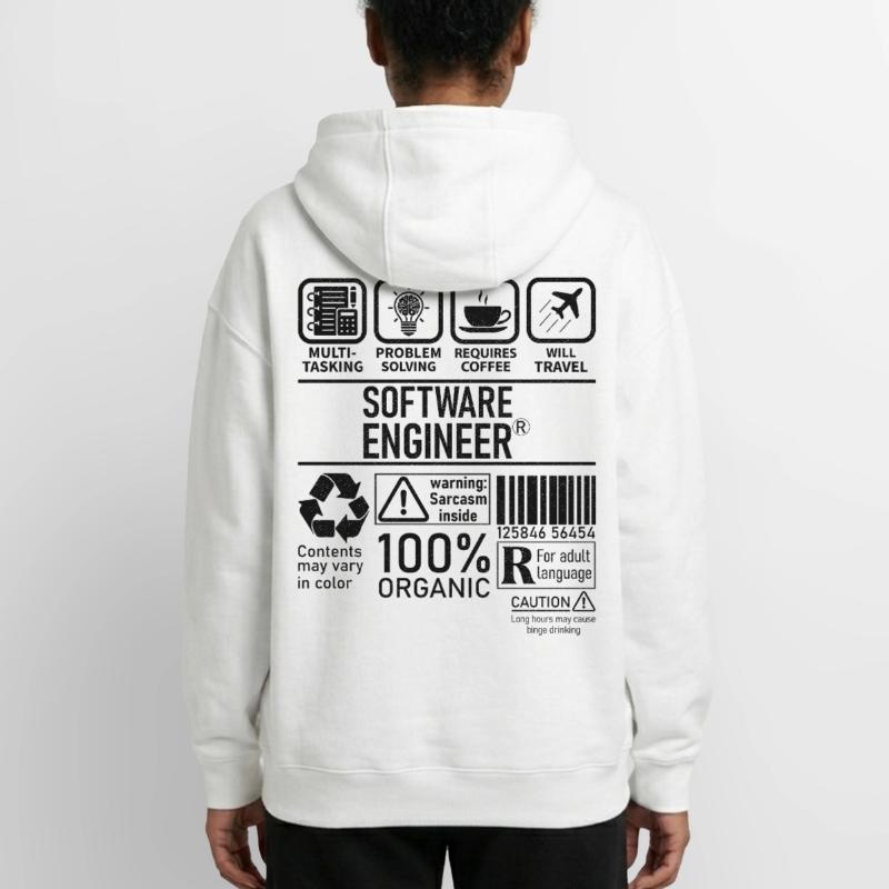 Software Engineer multi tasking problem solving Oversized Heavyweight Unisex Zip Hoodie