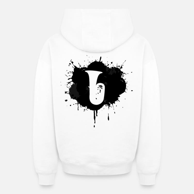 Tuba - Sweat à capuche unisexe zippé oversize épais SPREAD - blanc