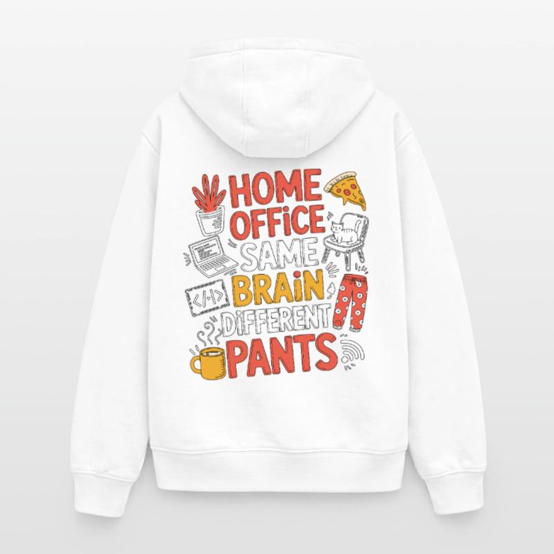 Remote Developer Home Office Same Web Developer Oversized Heavyweight Unisex Zip Hoodie