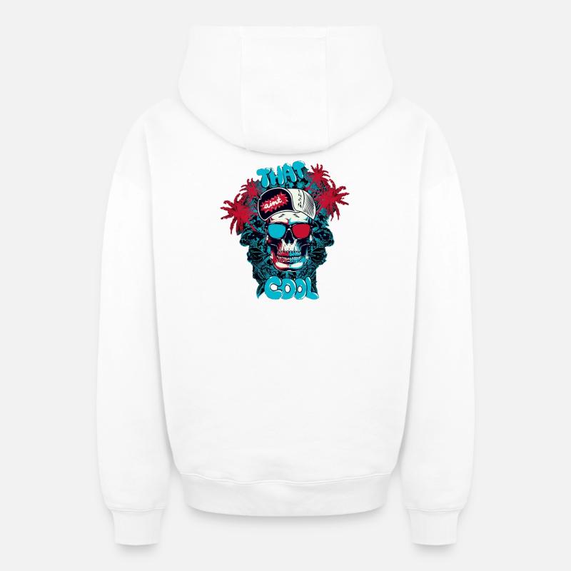 That cool - Oversized Heavyweight Unisex Zip Hoodie - Weiß
