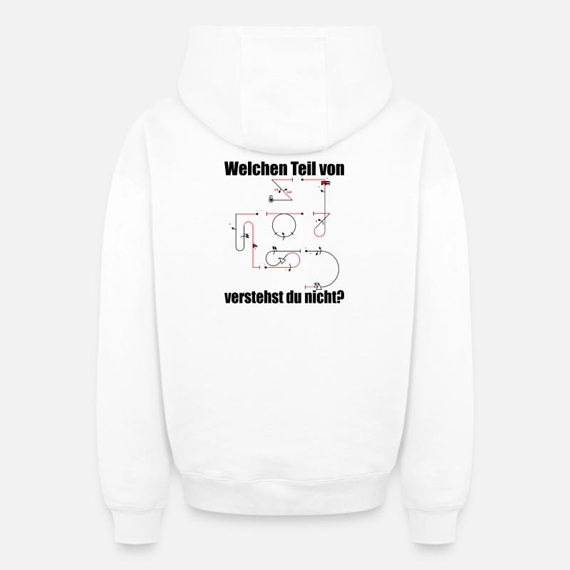 Aresti Symbole Kunstflug Programm Modellpilot - Oversized Heavyweight Unisex Zip Hoodie - Weiß