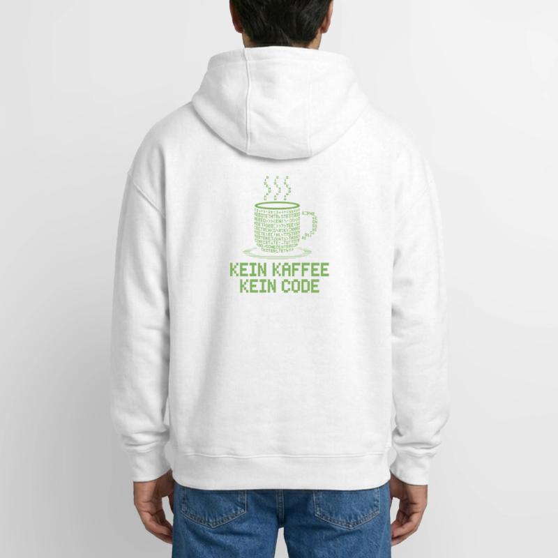 No Coffee No Code Programmer Computer Scientist Oversized Heavyweight Unisex Zip Hoodie