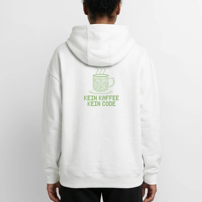 No Coffee No Code Programmer Computer Scientist Oversized Heavyweight Unisex Zip Hoodie