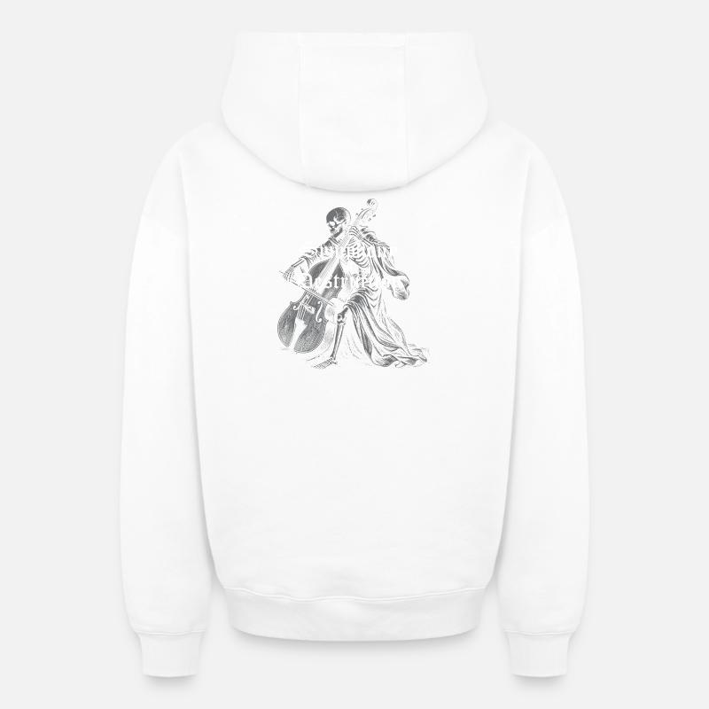 Symphonie de la destruction - Sweat à capuche unisexe zippé oversize épais SPREAD - blanc