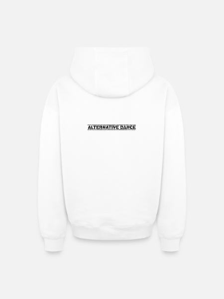 Danse alternative - Sweat à capuche unisexe zippé oversize épais SPREAD - blanc
