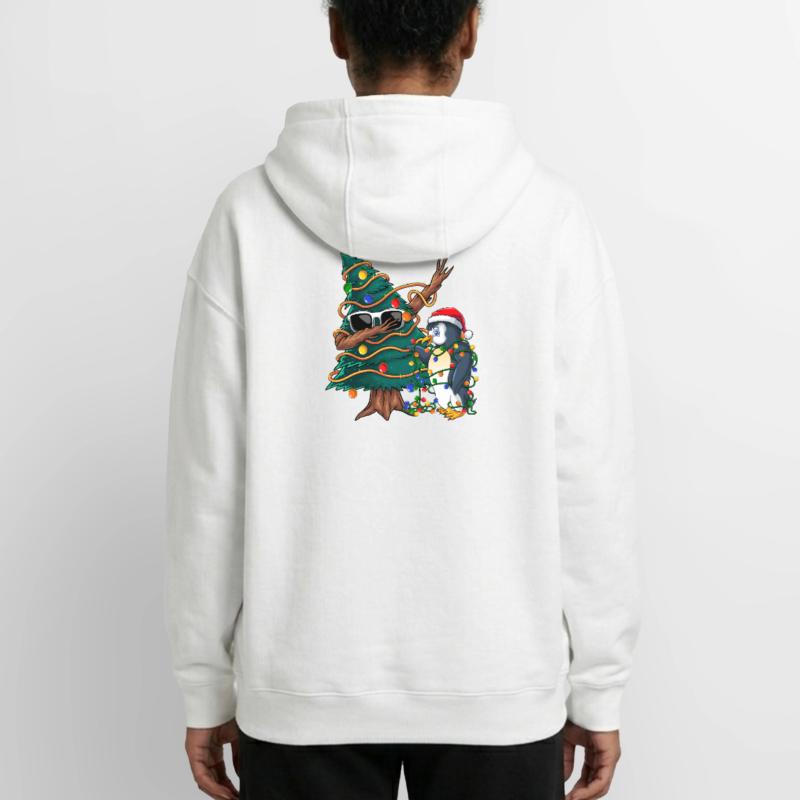 Dapping Tannenbaum -Dapping Weihnachtspullover Oversized Heavyweight Unisex Zip Hoodie