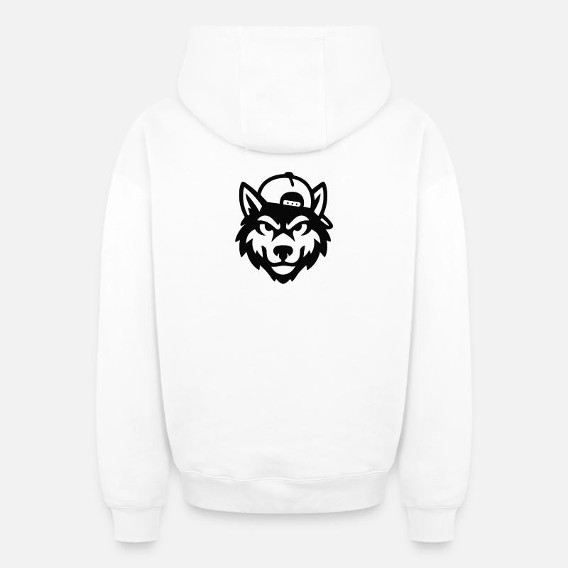 A6BAC3FD-2B9B-4D8B-9640-67177FE70114 - Oversized Heavyweight Unisex Zip Hoodie - Weiß