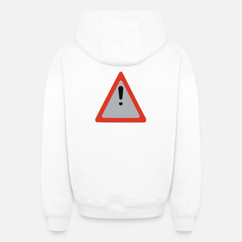 prudence prudence - Sweat à capuche unisexe zippé oversize épais SPREAD - blanc