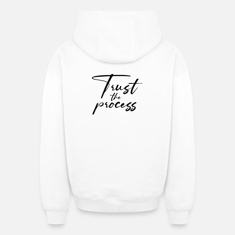 TTP - Oversized Heavyweight Unisex Zip Hoodie - Weiß
