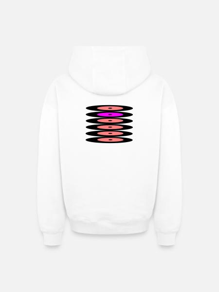 Archives - Sweat à capuche unisexe zippé oversize épais SPREAD - blanc