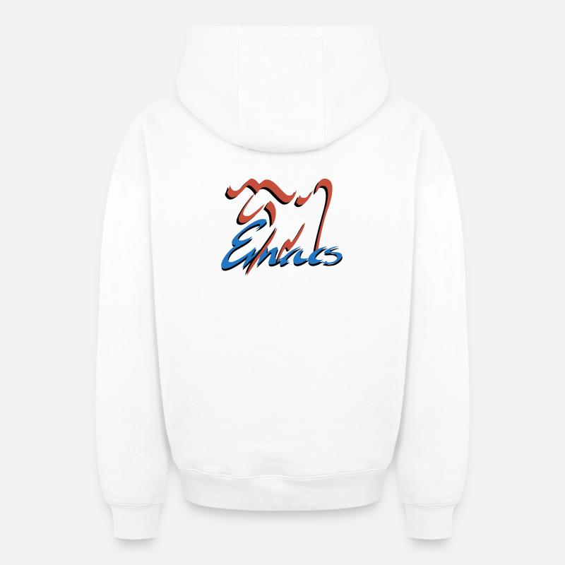 Emacs Programmierung Linux - Oversized Heavyweight Unisex Zip Hoodie - Weiß