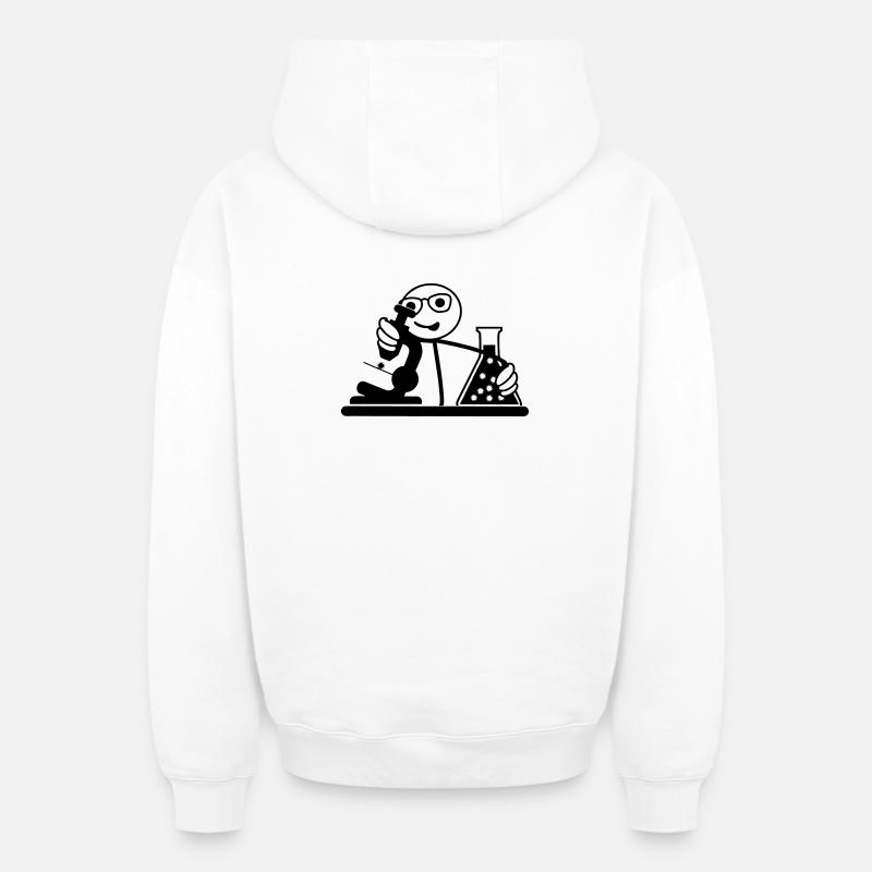 Wissenschaftler oder Biologe - Oversized Heavyweight Unisex Zip Hoodie - Weiß