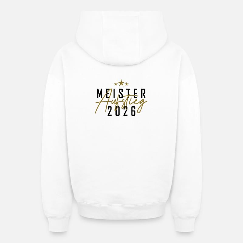 Champion 2026 - Sweat à capuche unisexe zippé oversize épais SPREAD - blanc