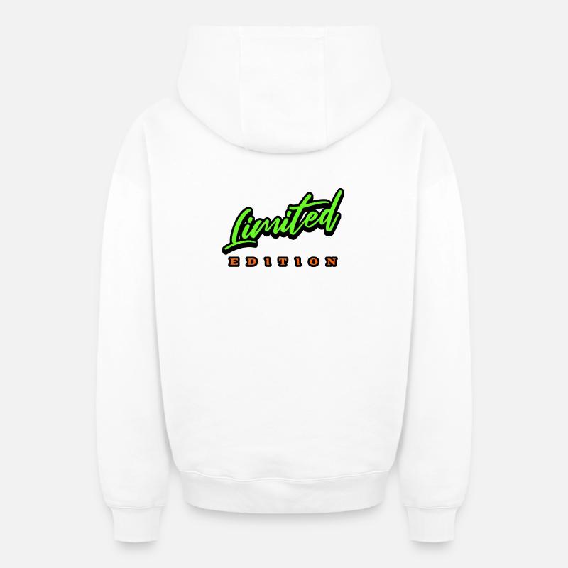 Édition limitée - Sweat à capuche unisexe zippé oversize épais SPREAD - blanc