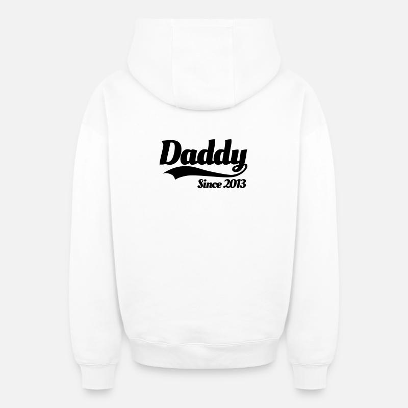 Dandy since 2013 - Oversized Heavyweight Unisex Zip Hoodie - Weiß