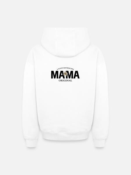 Bayerisches Original - Mama - Oversized Heavyweight Unisex Zip Hoodie - Weiß
