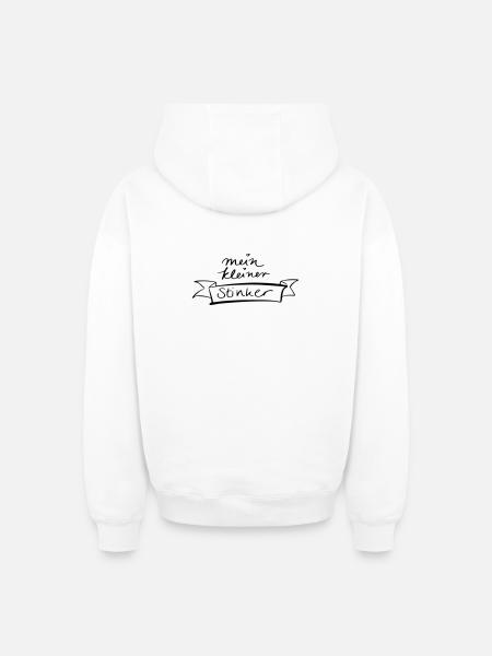 mein kleiner Stinker - Oversized Heavyweight Unisex Zip Hoodie - Weiß