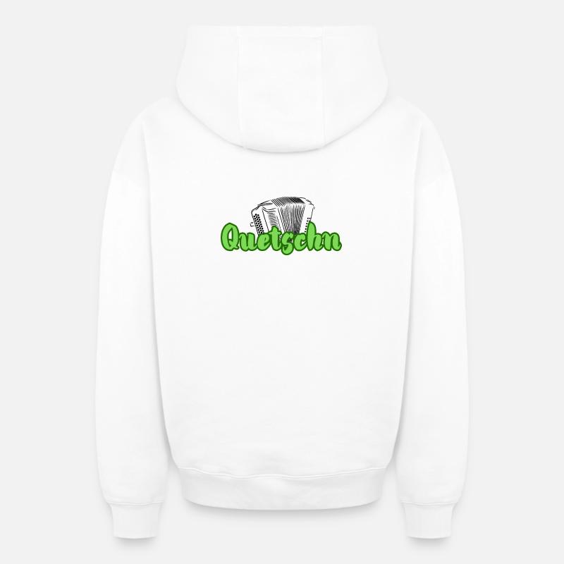 Presse - Sweat à capuche unisexe zippé oversize épais SPREAD - blanc