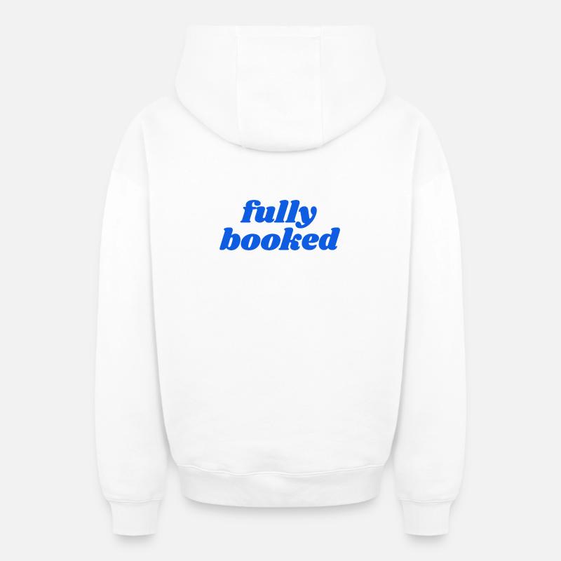 Complet - Sweat à capuche unisexe zippé oversize épais SPREAD - blanc
