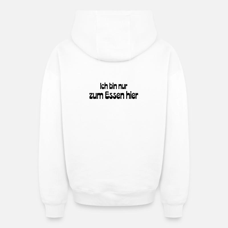 Design de Noël - Sweat à capuche unisexe zippé oversize épais SPREAD - blanc