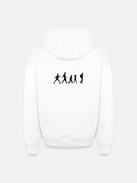 Wandergruppe oder -verein, Familienwandern - Oversized Heavyweight Unisex Zip Hoodie - Weiß