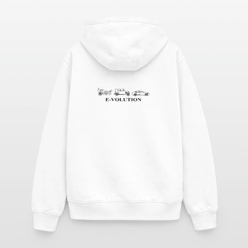 E-Volution Auto Evolution Sweat à capuche unisexe zippé oversize épais SPREAD