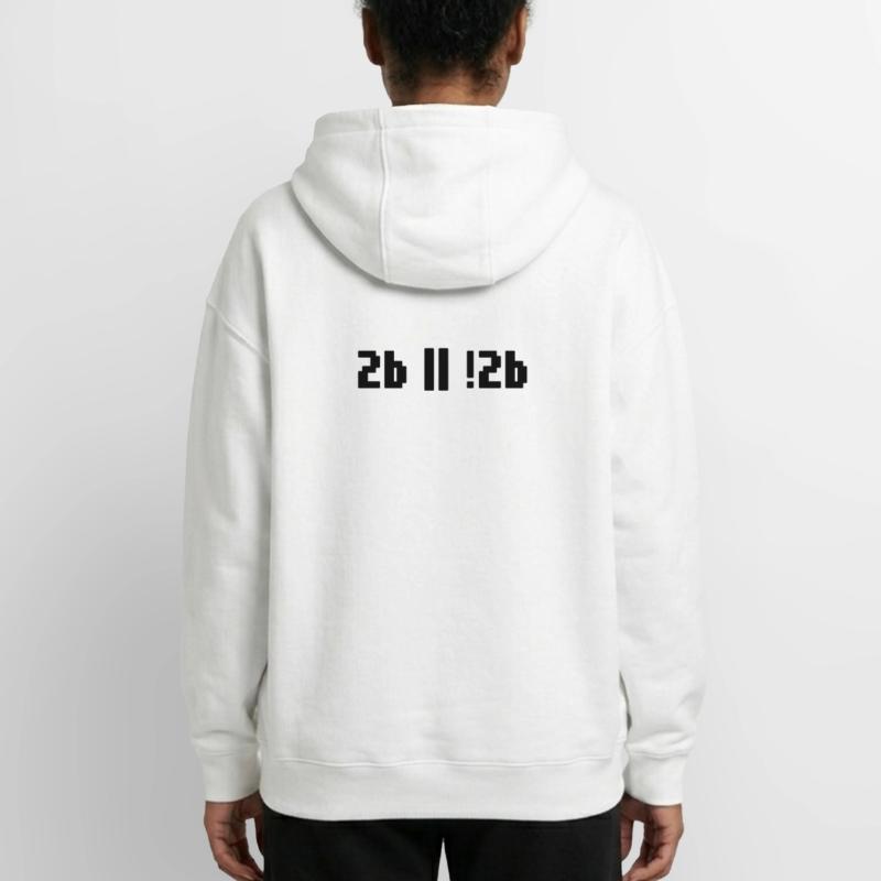 2b or not 2b – Shakespeare Hamlet Programmierer Oversized Heavyweight Unisex Zip Hoodie