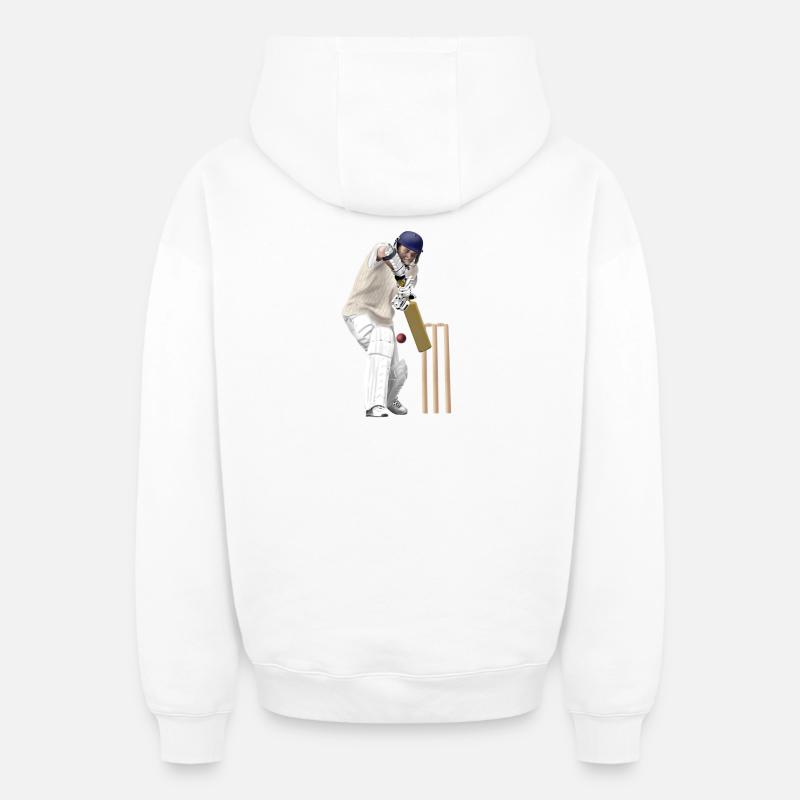 cricket - Sweat à capuche unisexe zippé oversize épais SPREAD - blanc