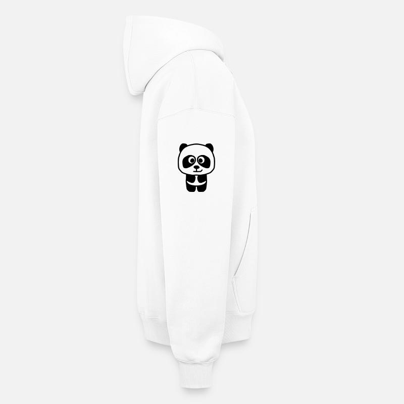 Panda Oversized Heavyweight Unisex Zip Hoodie