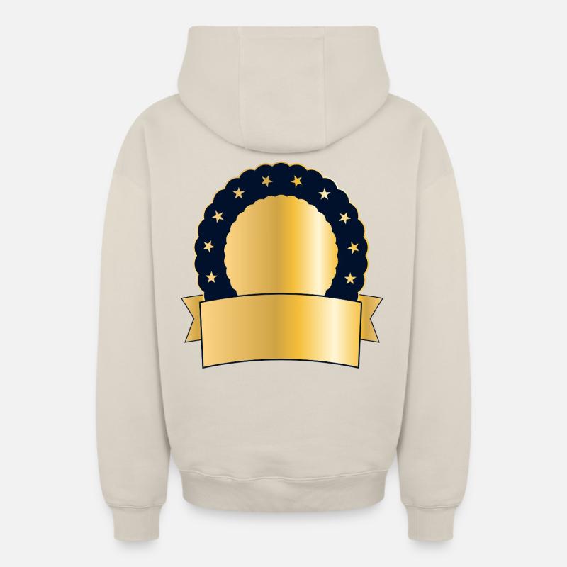 CONCEVEZ VOTRE PROPRE PRIX - Sweat à capuche unisexe zippé oversize épais SPREAD - beige