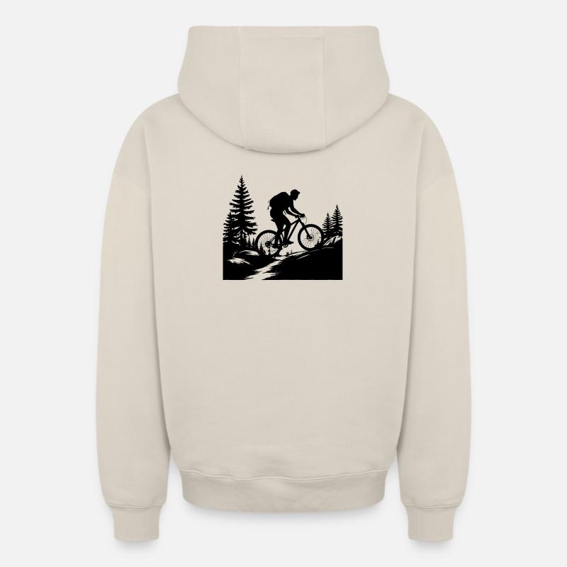 VTT VTT - Sweat à capuche unisexe zippé oversize épais SPREAD - beige