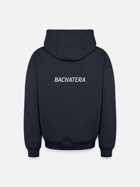 Bachatera - Oversized Heavyweight Unisex Zip Hoodie - Navy