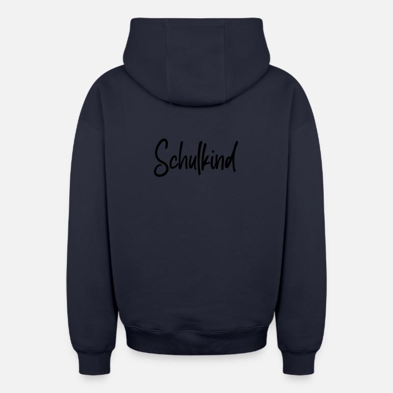 Schulkind - Einschulung Erstklässler - Oversized Heavyweight Unisex Zip Hoodie - Navy