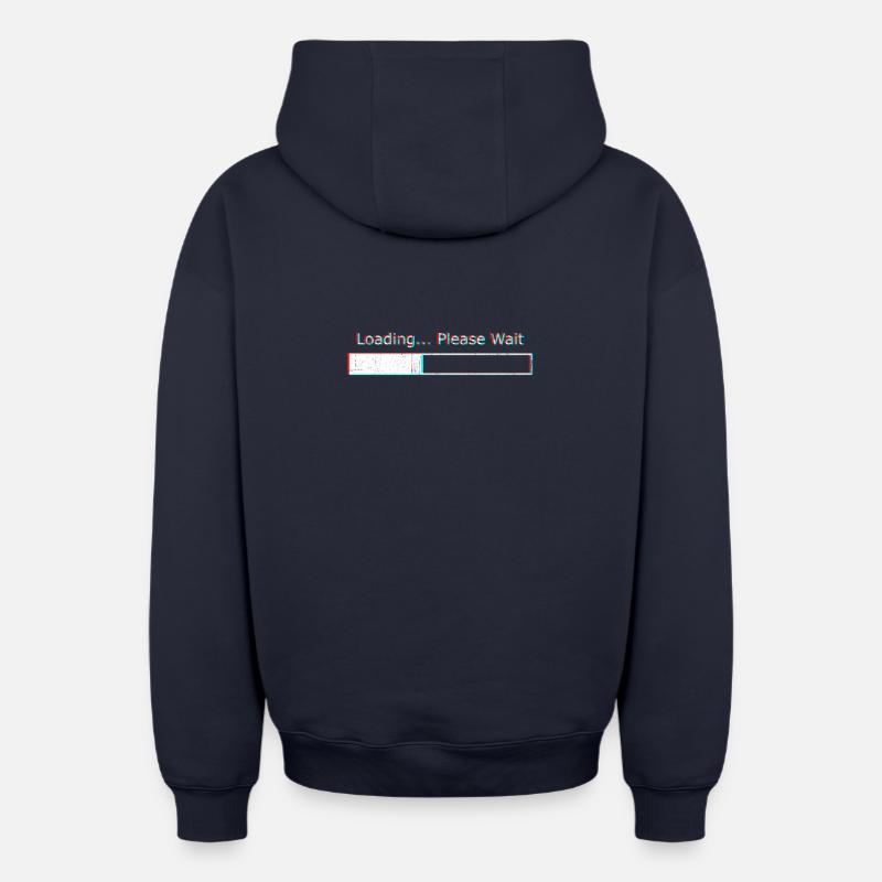 Loading Please wait - Oversized Heavyweight Unisex Zip Hoodie - navy