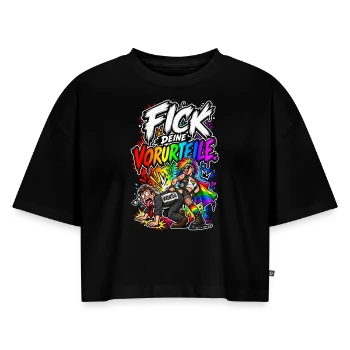 Frauen Premium Oversized Bio Cropped T-Shirt
