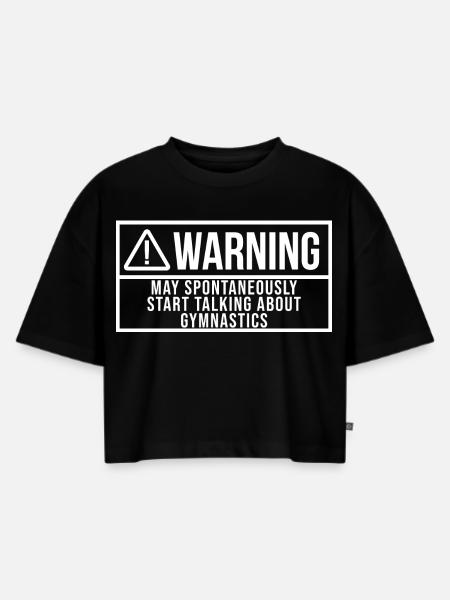 Turner Turner Turner - Frauen Premium Oversized Bio Cropped T-Shirt - Schwarz