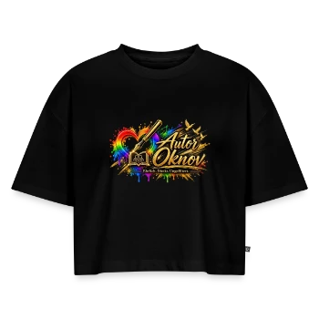 Frauen Premium Oversized Bio Cropped T-Shirt