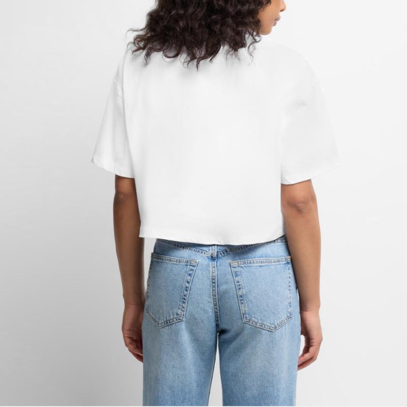 Code Schlaf Debug Wiederholungsprogramm Shirt Frauen Premium Oversized Bio Cropped T-Shirt