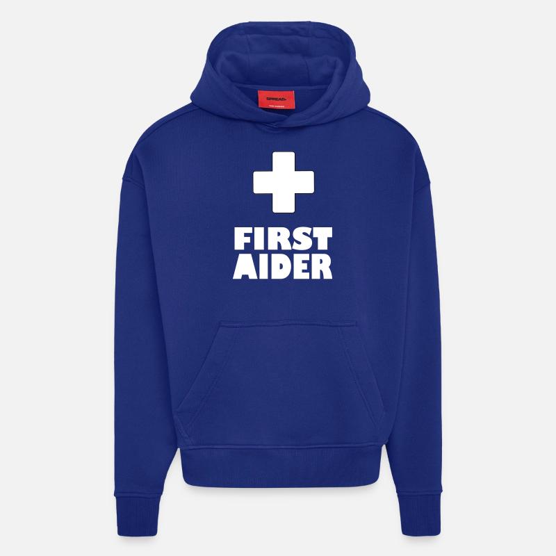 Ersthelfer - Hoodie- made by SPREAD  - Iconic Blue