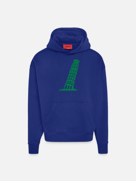 Pisa - Hoodie- made by SPREAD - Iconic Blue