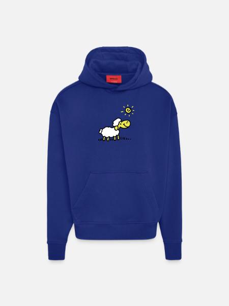 Sheep Sun 3 - Hoodie- made by SPREAD - Iconic Blue