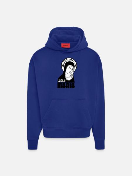 Holy Mary - Hoodie- made by SPREAD  - Iconic Blue