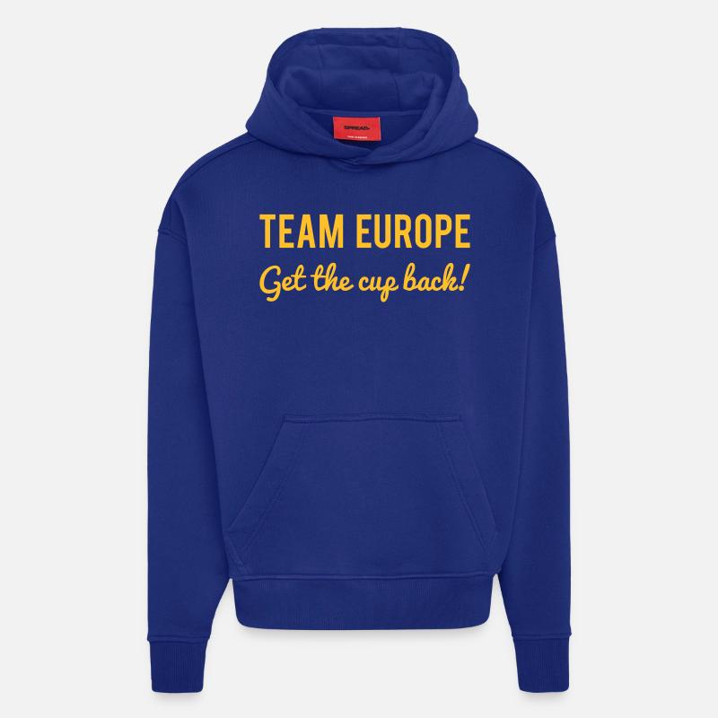 Get the cup back - Hoodie- made by SPREAD  - Iconic Blue