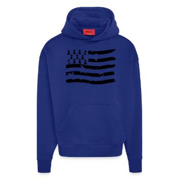 Bretonische Flagge - Hoodie- made by SPREAD  - Iconic Blue - Vorne