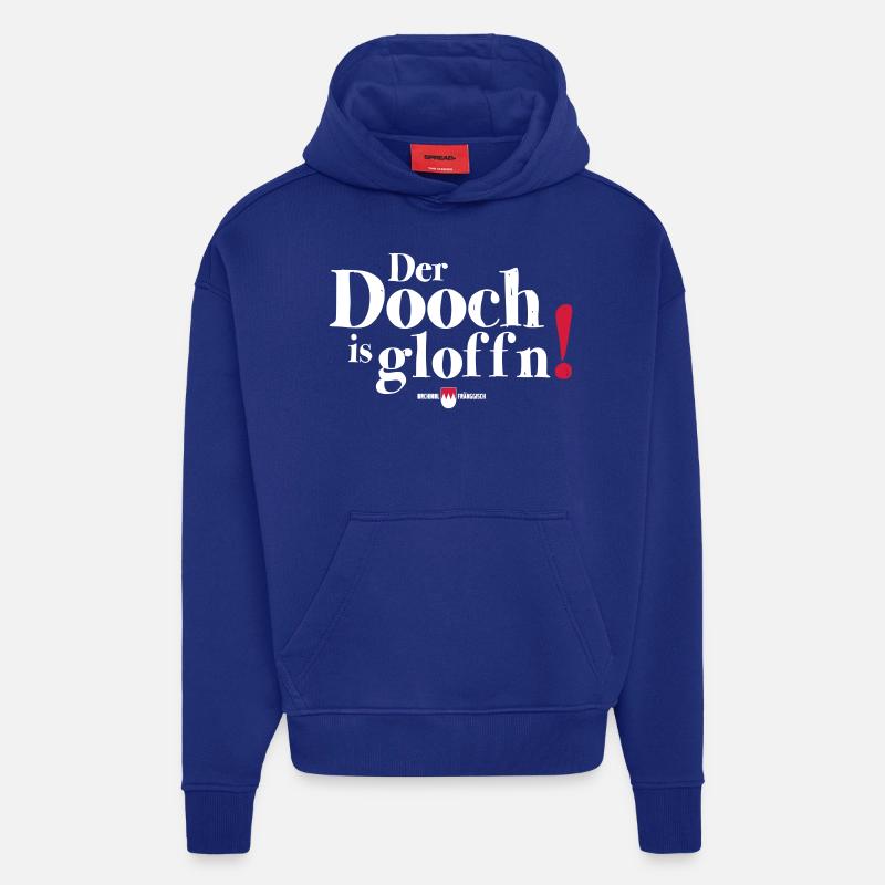 Der Dooch is gloffn! - Hoodie- made by SPREAD - Iconic Blue