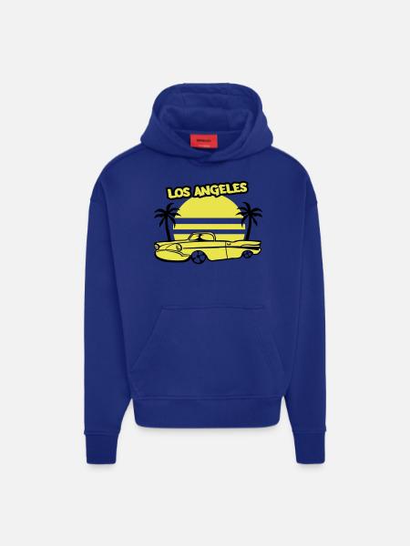 Los Angeles Lowrider - Hoodie- made by SPREAD - Iconic Blue