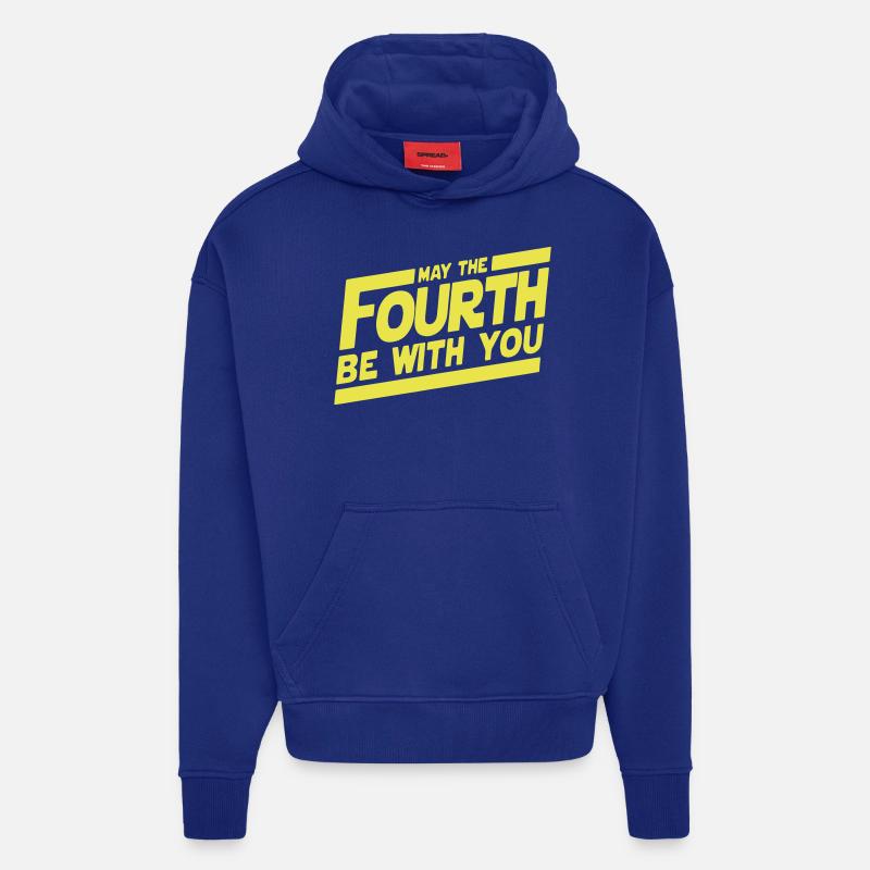 May The 4th Fourth - Hoodie- made by SPREAD  - Iconic Blue