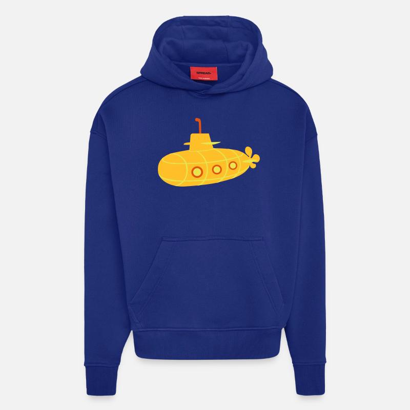 U-Boot - Hoodie- made by SPREAD  - Iconic Blue